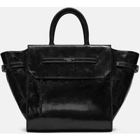 Liebeskind Berlin Lora Satchel L Crinkle Black von liebeskind berlin