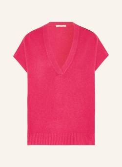 Lilienfels Pullunder Mit Cashmere pink von lilienfels