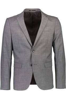 Lindbergh Lindbergh White Slim Fit Blazer grau, Einfarbig von lindbergh