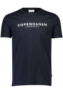 Lindbergh Regular Fit T-Shirt Rundhals navy, bedruckt von lindbergh