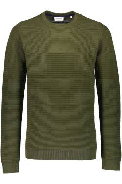 Lindbergh Slim Fit Pullover grün, Einfarbig von lindbergh