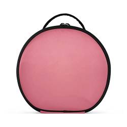 linqin Reise-Make-up-Tasche für Frauen, tragbare Make-up-Tasche mit verstellbaren Trennwänden, rosa Hautpflege-Tasche für Kulturartikel, Kosmetik, Schmuckpinsel, Pink, Einheitsgröße von linqin
