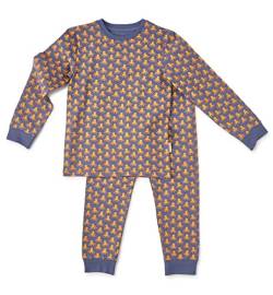 little label Kinder Schlafanzug Jungen 92 (2Y) - Blau - Octopus - Bio-Baumwolle von little label