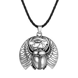 liuliu Retro ägyptischen Ägypten Skarabäus Halsketten Vintage Charm Chafer Anhänger Halskette Choker Collier für Frauen Männer Runen Schmuck von liuliu
