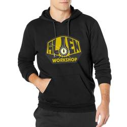 lluvia Alien Workshop Og Logo Hoody with Kangaroo Pocket Sweatershirt, Hoodie L von lluvia