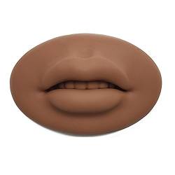 lmoikesz 3D Permanent Make up Praxis Menschlicher Mund Lippenkleber Waschbar Weiche Haut Offene Lippen Lehrtraining Zubehör von lmoikesz