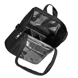 lmoikesz Schräge Handtasche mit großem Fassungsvermögen und Abnehmbarer Kosmetiktasche für weibliche Reisende. Mehrere Möglichkeiten, die Tasche zu tragen. ABS von lmoikesz