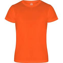 Unisex Technisches Kurz Arm T-Shirt fur Sport Laufen Joggen Fahrrad (fluor orange, M) von loco