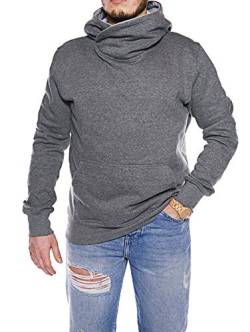 loco Men's Herren Kapuzen Sweatshirt Pullover Hoodie Sweater Pulli L42 (M) von loco