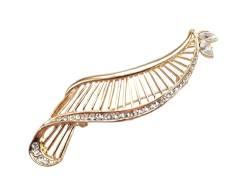 Brosche Anstecknadel Schal Clip Bekleidung Poncho Taschen Stiefel Textilschmuck Strass Gold von lordies