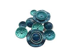 Brosche Magnetbrosche Schal Clip Bekleidung Poncho Taschen Stiefel Textilschmuck Blau Türkis Blauetöne von lordies