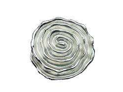 Brosche Magnetbrosche Schal Clip Bekleidung Poncho Taschen Stifel Textilschmuck Spirale Silber Matt von lordies