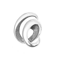 Brosche Magnetbrosche Schal Clip Bekleidung Poncho Taschen Stifel Textilschmuck Spirale Silber von lordies