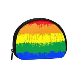 LGBT-Gay-Lesben-Flagge, Geldbörse, Make-up-Tasche, Damen-Aufbewahrungstasche, kleine Münzbörse, Münzgeldbeutel von losolese