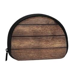 Rustikale Holzstruktur, Geldbörse, Muschel, Make-up-Tasche, Damen-Aufbewahrungstasche, kleine Geldbörse, Muschel-Wechseltasche von losolese