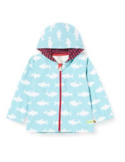 Loud + Proud Unisex Baby Outdoorjacke, GOTS Zertifiziert Jacke, Lagoon, 62/68 von loud + proud