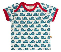 Loud + Proud Unisex - Baby T-Shirts Tierdruck 204, Blau (Ink in), 62/68 von loud + proud