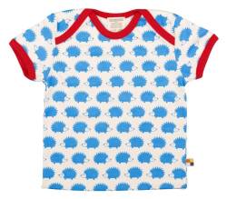 Loud + Proud Unisex - Baby T-Shirts Tierdruck 204, Blau (sky sk), 74/80 von loud + proud