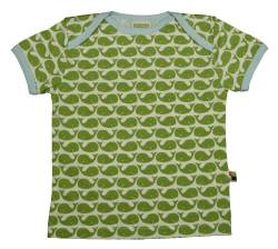 Loud + Proud Unisex - Baby T-Shirts Tierdruck 204, Grün (Moos ), 62/68 von loud + proud