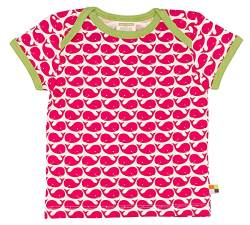 Loud + Proud Unisex - Baby T-Shirts Tierdruck 204, Pink (Rosenrot ), 98/104 von loud + proud