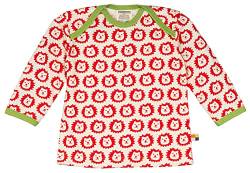 loud + proud Baby-Unisex 275 Sweatshirt, Rot (Sunrise su), 80 (Herstellergröße: 74/80) von loud + proud