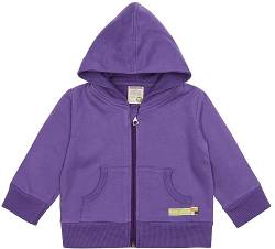 loud + proud Mädchen Sweatjacke, GOTS-Zertifiziert Jacke, Violet, 146/152 von loud + proud