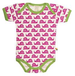 loud + proud Unisex Baby Body 201, Gr. 92 (Herstellergröße: 86/92), Violett (Fuchsia fu) von loud + proud