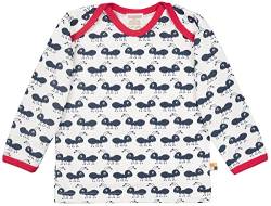 loud + proud Unisex Baby Shirt Langarm aus Bio Baumwolle, GOTS Zertifiziert T-Shirt, per Pack Blau (Navy ny), 74/80 (Herstellergröße: 74/80) von loud + proud