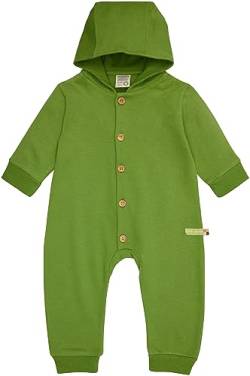 loud + proud Unisex Baby Sweat, Gots Zertifiziert Overall, Grass, 74-80 EU von loud + proud