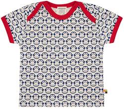 loud + proud Unisex Baby T-shirt mit Print Affe, Gots Zertifiziert T Shirt, Ultramarine, 86-92 EU von loud + proud