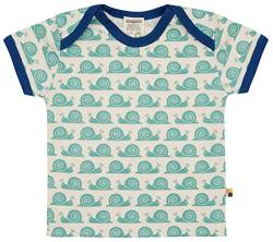 loud + proud Unisex Baby T-shirt mit Print Schnecke, Gots Zertifiziert T Shirt, Oregano, 62-68 EU von loud + proud