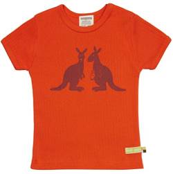 loud + proud Unisex Kinder Derby Rib, GOTS Zertifiziert T-Shirt, Copper, 98/104 von loud + proud