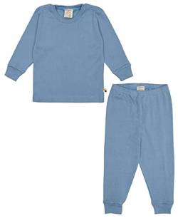 loud + proud Unisex Kinder Feinripp, Bio Baumwolle Und GOTS Zertifiziert Schlafanzug, Dusk, 110-116 EU von loud + proud