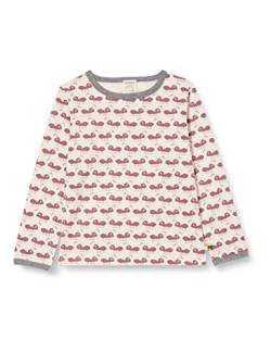 loud + proud Unisex Kinder Langarm mit Ameisen Print, Gots Zertifiziert T Shirt, Grape, 98-104 EU von loud + proud