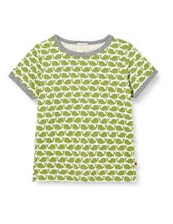 loud + proud Unisex Kinder T-shirt mit Print Wal, Gots Zertifiziert T Shirt, Moos, 110-116 EU von loud + proud
