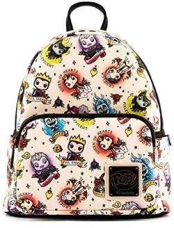 Disney Villains Loungefly - Pop! by Loungefly - Tattoo AOP Frauen Mini-Rucksack Standard von loungefly