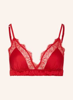 Love Stories Triangel-Bh Love Lace Aus Satin rot von love stories