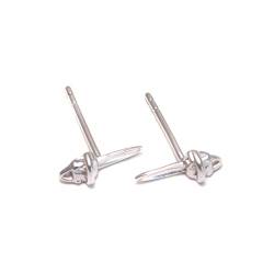 Motorsäge Ohrstecker aus 925 Sterling Silber von loveyourdiamonds