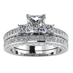 Damen Ringe Paar Ringe Vintage Weiß Diamant Ring 925 Sterling Silber Verlobung Ehering Ring Schmuck Geschenk von luoluoluo