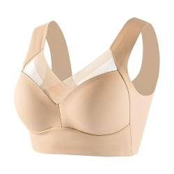 luoluoluo Damen Sport BH Push Up BH Ohne Bügel Gepolstert Plunge BH Klassische BHS für Damen Starker Halt Damen BH Everyday Bra Vollschalen BH Joggen Yoga BH Frauen Komfort Alltag Unterwäsche von luoluoluo