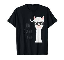 No Drama Lama T-Shirt, lustiges Lama Shirt T-Shirt von lustige Lama Shirts - Lama T-shirts deluxe