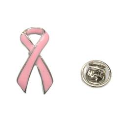 lxuebaix Anstecknadel für wohltätige Zwecke, öffentliches Bewusstsein, rosa Schleife, Modeschmuck, Gesundheitsbewusstsein, stilvolle Brosche mit rosa Schleife von lxuebaix