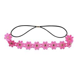 lxuebaix Elegante Gänseblümchen-Haarbänder, Fotoautomaten-Requisiten, Gänseblümchen-Stirnbänder, Blumen-Kopfbedeckung, bunte Stirnbänder für Musikfestivals von lxuebaix