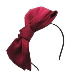 lxuebaix Elegante Satin-Bowknot-Stirnband-Party-Hairhoop-Mode-Dame-Kopfbedeckung-Kostüm-Zusätze weibliche formelle Abnutzung Kopfschmuck von lxuebaix