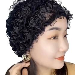 lxuebaix Fashion Bonnet Lace Headwrap Haarwickel für lockiges Haar, weicher Kopfwickel, Spitzenhut, Kopfwickel, Spitzenhauben von lxuebaix