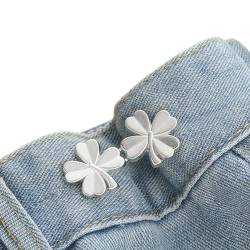 lxuebaix Taillenstraffung Clip Legierung Brosche Pins für Frauen Jeans Druckknopf Kleidung Zubehör Hosen Fitness Pin Taillenschnalle von lxuebaix