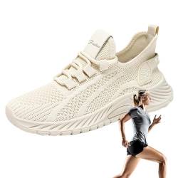 lyanny Mode-Sneaker zum Schnüren,Schnür-Sneaker für Damen - Modische Lauf-Jogging-Sneaker für Damen | Atmungsaktive Schuhe, klobige Damen-Sneaker, leicht, zum Wandern, Fitnessstudio, Laufen, von lyanny