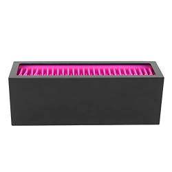 Kosmetik-Aufbewahrungsbox, Mehrzweck-Desktop-Organizer, Silikon-Make-up-Pinselständer, Kreativer Make-up-Pinselhalter für Pinsel, Künstlerbedarf, Malpinsel und Handwerk(Schwarz+Rosarot) von lyrlody