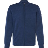 MAERZ MUENCHEN Strickjacke, Schurwolle, Stehkragen, für Herren, blau, 50 von maerz muenchen