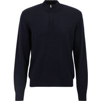 MAERZ MUENCHEN Wollpullover, Stehkragen, Rippbündchen, für Herren, blau, 58 von maerz muenchen